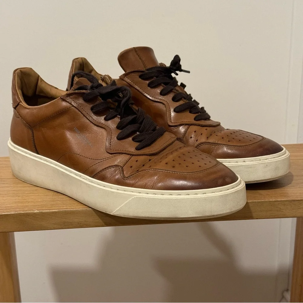 Dezi Leather Sneaker (Men) Bruno Magli / Size 12